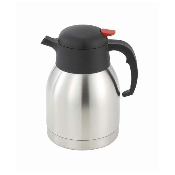- CF-1.5, 1.5-Liter Stainless Steel Body and Liner Carafe with Push Button Top