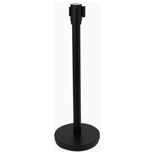 - CGS-38K, Black Stanchion with 6.5-Feet Retractable Belt