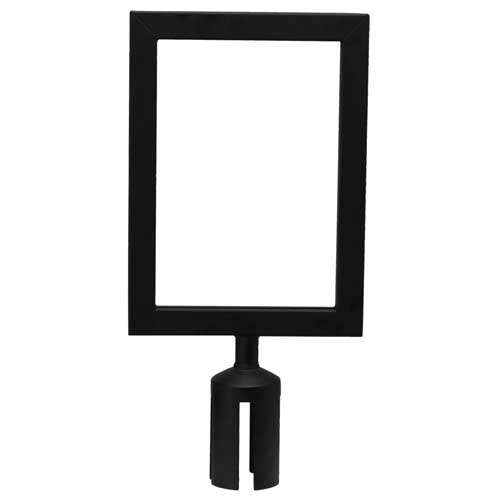 - CGSF-12K, Stanchion Top Sign Frame, Black