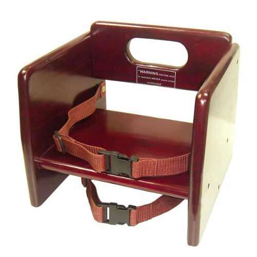 - CHB-703, Wood Booster Seat, Mahogany
