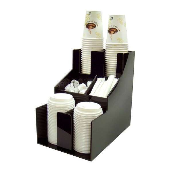 - CLSO-2T, Cup and Lid Organizer, 3 Tiers, 2 Stacks