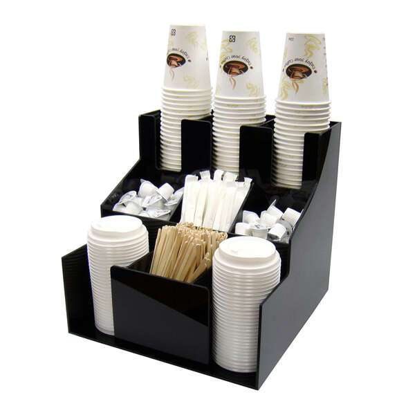 - CLSO-3T, Cup and Lid Organizer, 3 Tiers, 3 Stacks