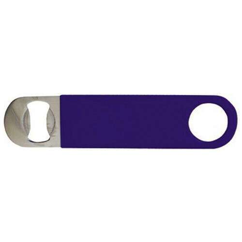 - CO-301PB, Flat Bottle Opener PVC-Coated, Blue