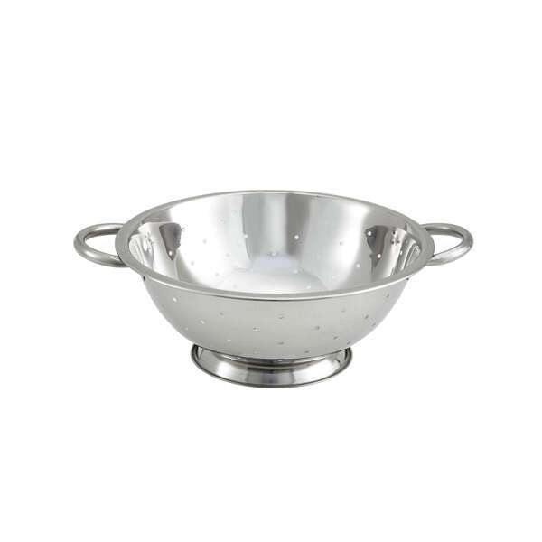 - COD-5, 12-Inch Diameter 5-Quart Stainless Steel Colander