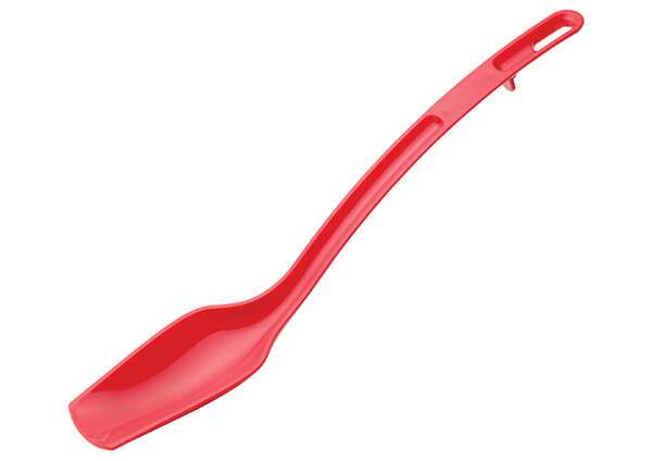 - CVBS-10R, 10-Inch, 0.75-Ounce Red Polycarbonate Salad Spoon, EA