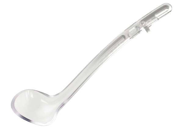- CVLD-8C, 8.5-Inch, 0.75-Ounce Clear Polycarbonate Ladle, EA