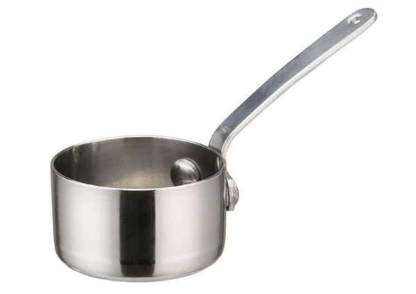 - DCWA-101S, 2-Inch Dia Stainless Steel Mini Sauce Pan with Long Handle