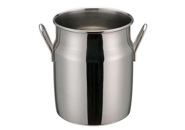 - DDSD-103S, 4-Inch Dia Stainless Steel Mini Milk Can, 2 Handles