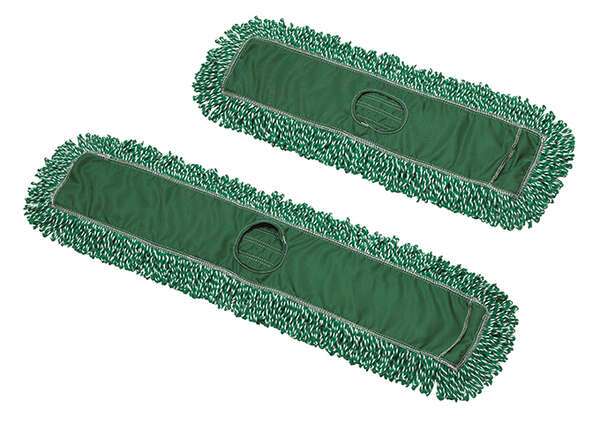 - DMM-24H, 24x5-inch Premium Green Dust Mop Refill, Microfiber Blend, EA