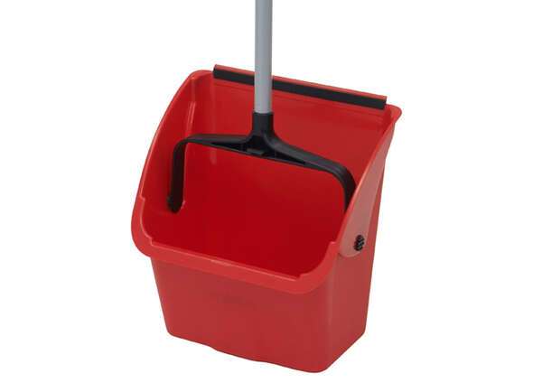 DP-14R, 14-Inch Jumbo Lobby Red Dust Pan, Set