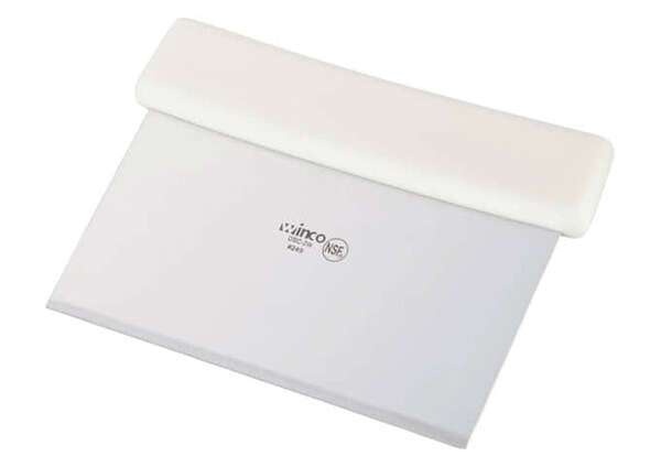 - DSC-2W, Dough Scraper, Plastic Handle, Stainless Steel Blade, White, NSF