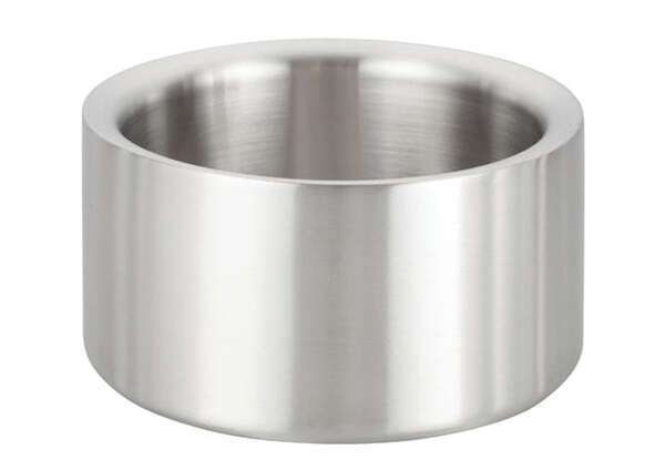 - DWCC-5, 5-Inch Diameter Solid Double-Wall Wine Coaster with Satin Finish