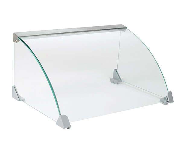 Winco EHDG-7SG Spectrum Sneeze Guard for EHDG-7R Hot Dog Roller