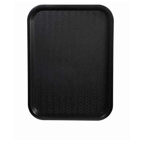 - FFT-1014K, 10x14-Inch Black Plastic Fast Food Tray