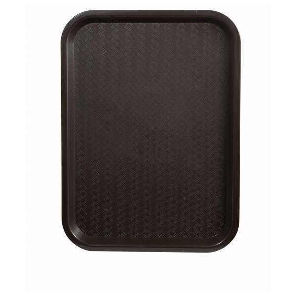 - FFT-1216B, 12x16-Inch Brown Plastic Fast Food Tray