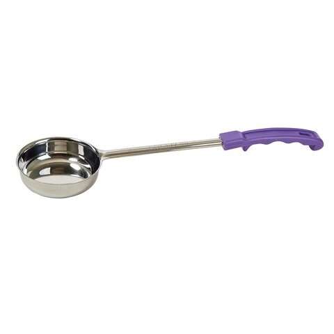 - FPS-4P, 4-Ounce Solid Stainless Steel Food Portioner with Purple Handle, Allergen Free