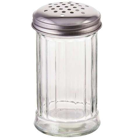 - G-103, 12-Ounce Glass Sugar Pourer with Perforated Top, 1 Dozen
