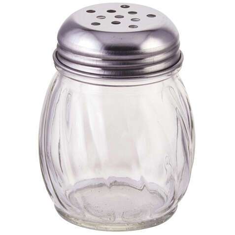 - G-107, 6-Ounce Cheese Shaker with Perforated Top, 1 Dozen