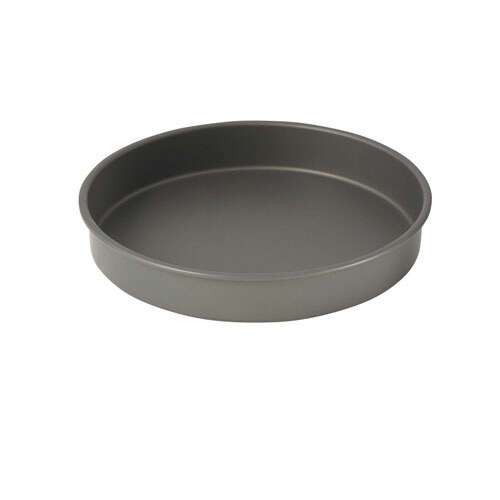 - HAC-122, 12-Inch Diameter 2-Inch High Deluxe Round Non-Stick Cake Pan, Hard Anodized Aluminum