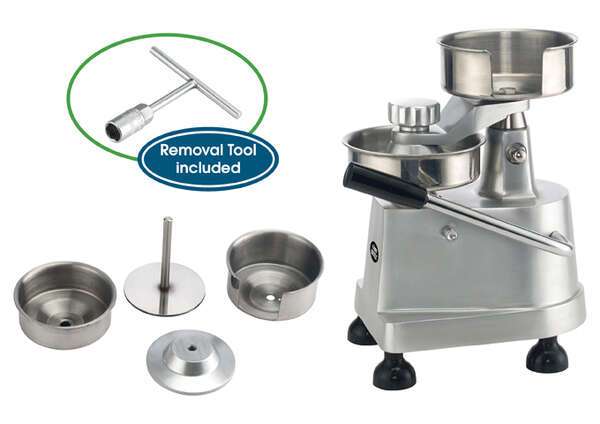 - HBP-3 Heavy-Duty Burger Patty Press for.25 lb and.5 lb Patties