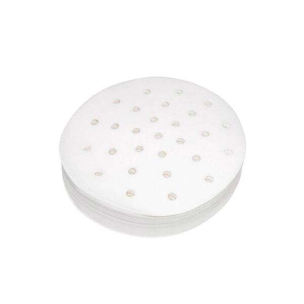 Winco HBP-PR130 5-inch Round Perforated Patty Paper, 10 Packs of 500