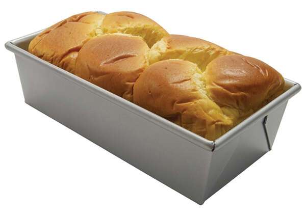 HLP-53, 5.625"x3.125"x2.25" Aluminized Steel Non-Stick Loaf Pan for 0.375-Lbs Loaf, EA