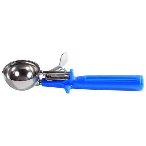 Winco ICOP-16, 2-Ounce Ice Cream Disher with One-Piece Blue Handle, Size 16, NSF