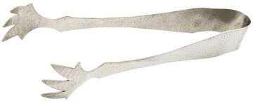 - ICT-7, 7-Inch Ice Tongs, Textured, Stainless Steel
