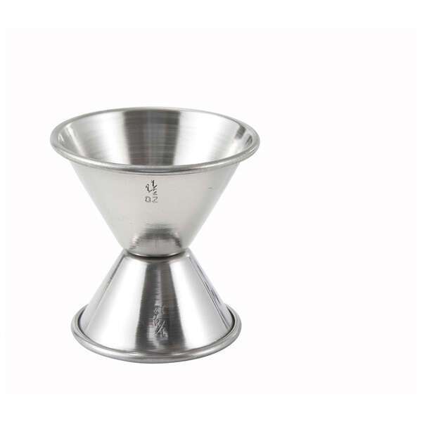 - J-3, 0.75x1.5-Ounce Stainless Steel Jigger