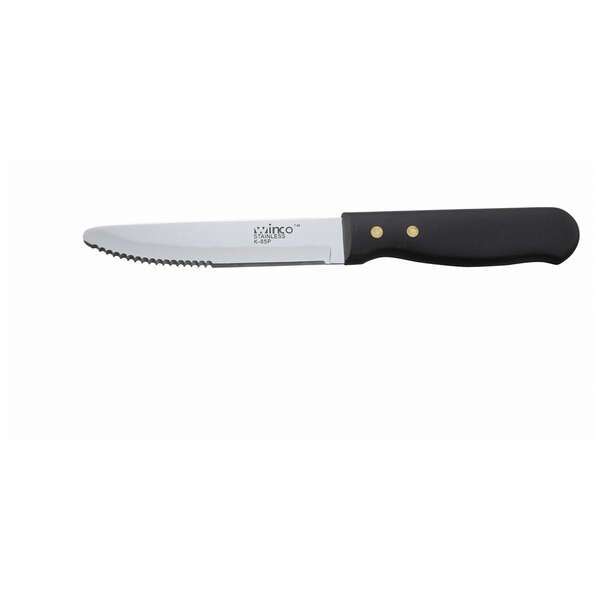 - K-85P, Jumbo Steak Knife with 5-Inch Blade and Plastic Handle