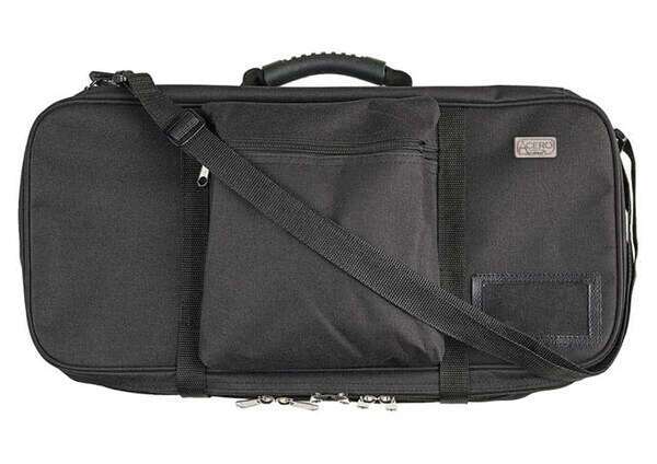 - KBG-29, 29-slots Polyester Cutlery Knife Bag with Handle, Triple-Zip, Black