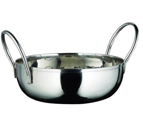 - KDB-5, 20-Ounce Kady Bowl with Welded Handles, Stainless Steel