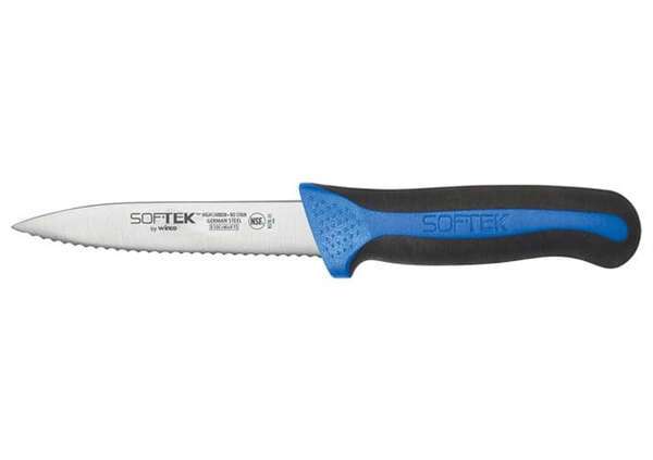 - KSTK-31 3.5-Inch Blade Sof-Tek Serrated Paring Knife with Soft-Grip Handle, 2-Piece Set