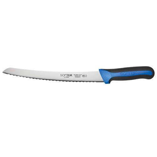 - KSTK-91 9.5-Inch Blade Sof-Tek Curved Bread Knife with Soft-Grip Handle, EA