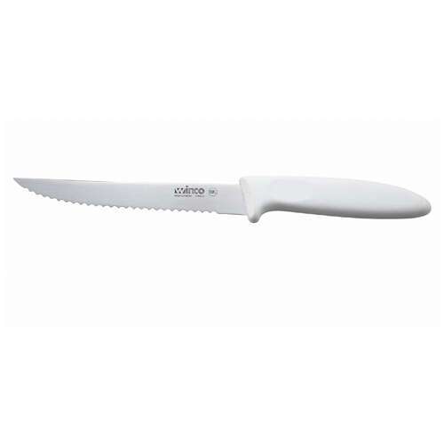 - KWP-50, Utility Knife with 5.5-Inch Serrated Blade and Polypropylene Handle, NSF