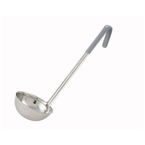 - LDC-12, 12-Ounce One-Piece Gray Ladle