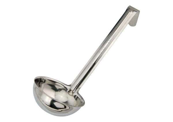 - LDI-40SH, 4 Oz 6.5-Inch One Piece Stainless Steel Soup Short Handle Ladle, NSF