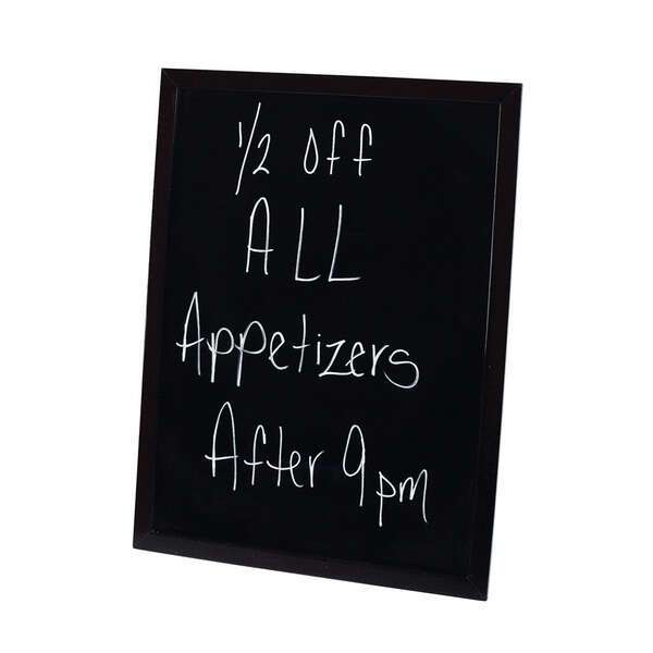 - MBB-3, Marker Board with Wooden Frame, Mahogany Finish