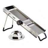 - MDL-18, Stainless Steel Mandoline Slicer Set with Built-in Blades and Hand guard