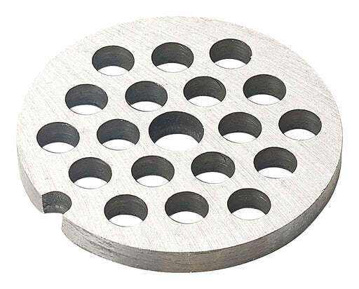 Winco MG-1018, Grinder Plate for MG-10, #10, 1/8-Inch (3mm), Iron