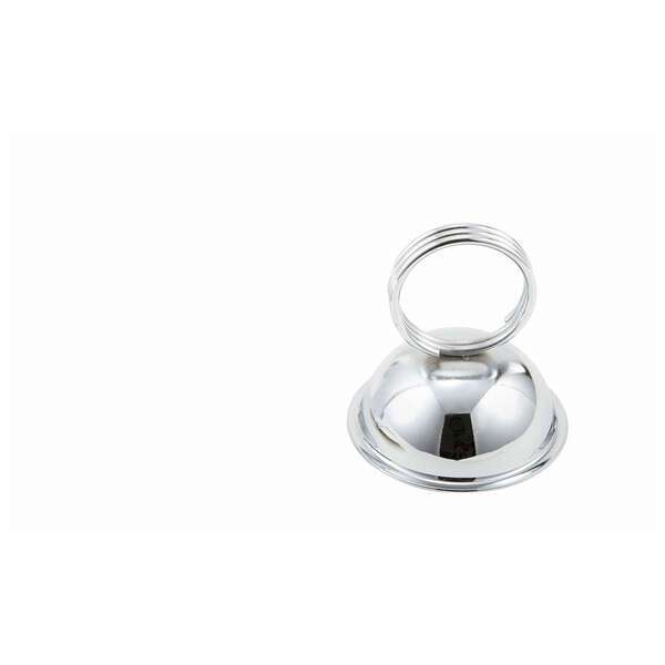 - MH-2, 2.5x2.33 Ring-Type Stainless Steel Menu Card Holder, 1-Dozen
