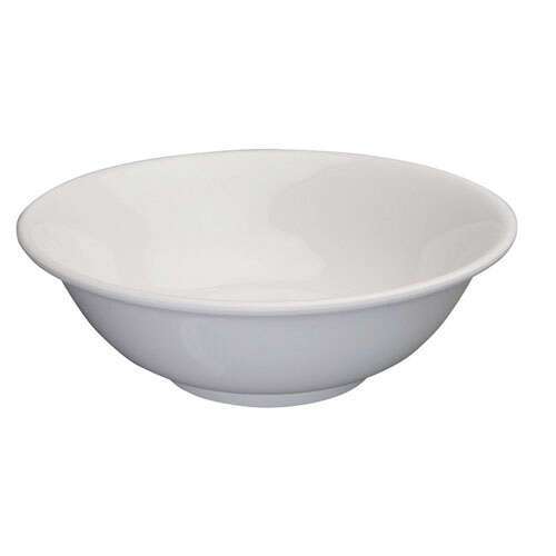 Winco MMB-96W, 96-Ounce 11-Inch Diameter Rimless Melamine Bowls, White, 1 Dozen, NSF