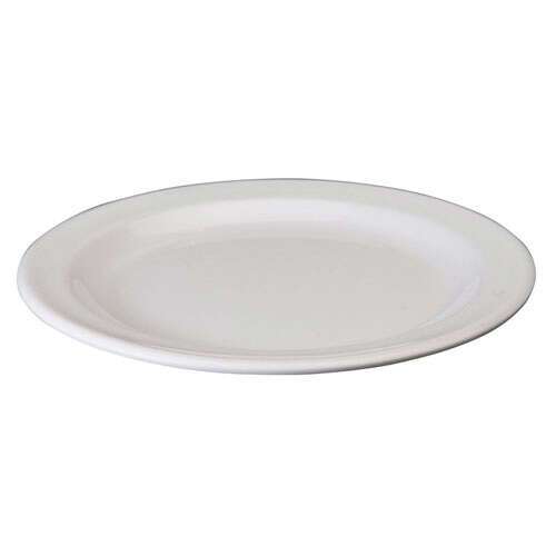 - MMPR-7W, 7.5-Inch Round Melamine Plates, White, 1 Dozen, NSF