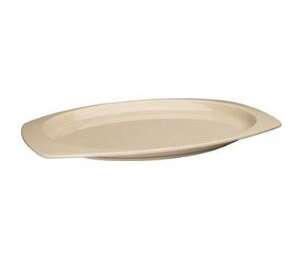 - MMPT-129, 12.5x9-Inch Rectangular Melamine Platters, Tan, 1 Dozen, NSF