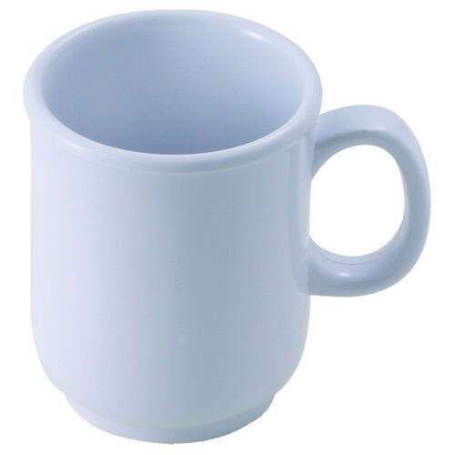 - MMU-8W, 8 Oz Bulbous White Melamine Mug, DZ