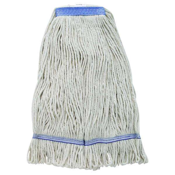 Winco MOPH-32W, 32-Ounce 800G Premium White Yarn Mop Head, Looped End