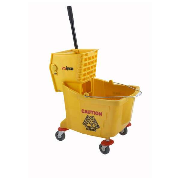 - MPB-26, 26-Quart Yellow Mop Bucket with Wringer, EA