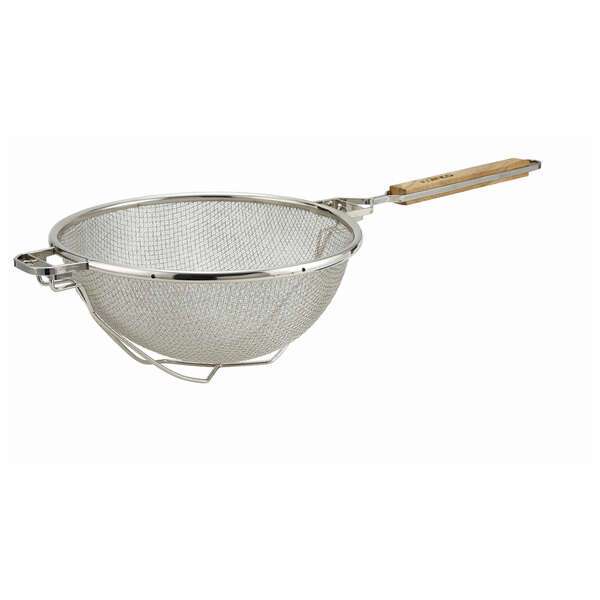 - MST-10RB, 10.5 Double Mesh Strainer with Reinforced Bowl