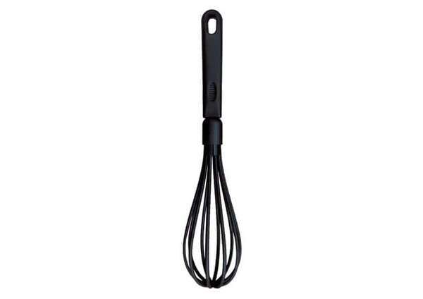 - NC-WP, 12-inch Whisk, Nylon, Heat Resistant, Black, BPA Free