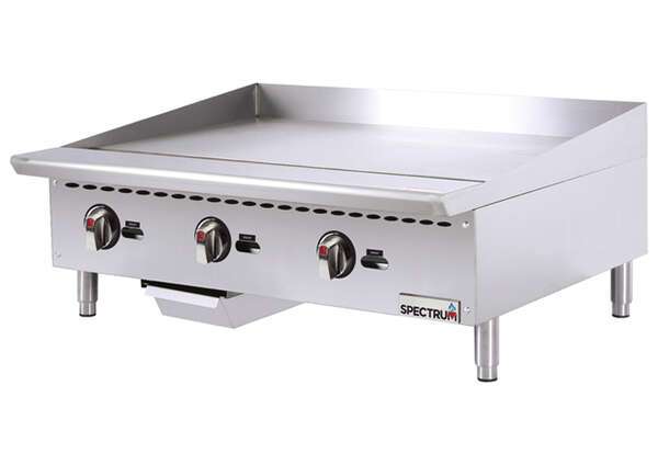 Winco NGGD-48M 48-Inch Wide Spectrum Gas Griddle